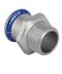 Geberit Mapress rustfri overgang - 18 mm x �