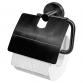 Kosmos toiletpapirholder m/l�g - B�rstet gunmetal