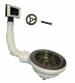 Lavabo universal bundventil til kkkenvask - Massiv bruneret messing