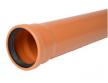 Wavin 110 x 2000 mm PVC-kloakrr med muffe
