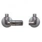 Kriss Corner Rum ventils�t m/rumtermostat - Venstre - B�rstet st�l
