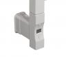 Kriss Nuvo 2 varmeelement m/boost og sparefunktion - Firkantet - 300w - Hvid