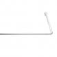 Ridder universal badeforh�ngsstang - 90 x 90 cm - Hvid