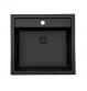 Lavabo Jupiter 60 kompositvask - Antracit-sort/sort