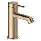 Damixa Iris S h�ndvaskarmatur u/bundventil m/koldstart - B�rstet bronze