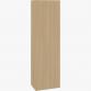 Dansani Luna 50 h�jskab m/tr�- og glashylder - H�jre - Nordisk eg
