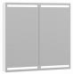 Dansani Level spejlskab 80 m/LED og lysstyring - Hvid h�jglans