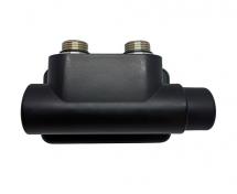 Kriss Twin Manuel ventilsæt 1/2" - Vinkelløbende - Højre - Mat sort Kriss Twin Manuel ventilsæt 1/2" - Vinkelløbende - Højre - Mat sort