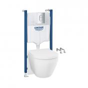Grohe Solido Euro toiletpakke m/s�de, cisterne og betjening i krom