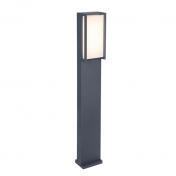 Lutec Architectural Qubo udendrs standerlampe m/LED - Mrk gr