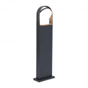 Lutec Architectural Fele udendrs standerlampe m/LED og justerbart hoved - Mrkegr