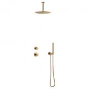 Damixa Iris DS 2 brusesystem til indbygning - Loft - B�rstet bronze