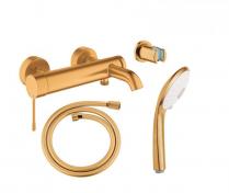 Grohe Essence New komplet badekararmatur m/Euphoria 110 - B�rstet cool sunrise