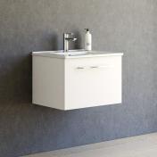 Dansani Mido 61 m�bels�t m/skuffe - Mat hvid