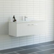 Dansani Mido 121 m�bels�t m/skuffe - Mat hvid