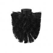 Beslagsboden l�st b�rstehoved til toiletb�rste - Sort