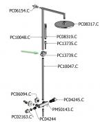 Cass�e Lago holder til bruser Krom