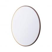 Casse Siena rundt spejl m/LED lys 80 - Mat bronze
