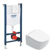 Catalano Alvea toiletpakke inkl. toiletsde m/SoftClose, cisterne og hvid betjening