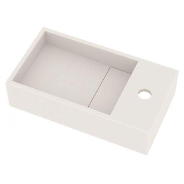 Ideavit Solidcube 40 håndvask t/væg - Vendbar - Uden overløb - 1 hanehul Ideavit Solidcube 40 håndvask t/væg - Vendbar - Uden overløb - 1 hanehul