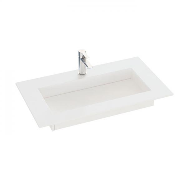 Dansani Angular 80 håndvask t/møbel - Blanco Zeus