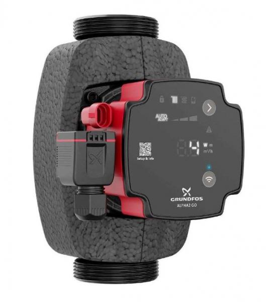 Grundfos Alpha2 GO cirkulationspumpe 32-40 - 180mm Grundfos Alpha2 GO cirkulationspumpe 32-40 - 180mm