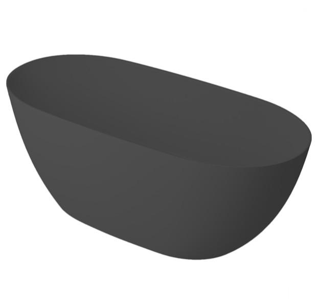 Strømberg Arden fritstående badekar 1600 x 740 mm - Mat sort