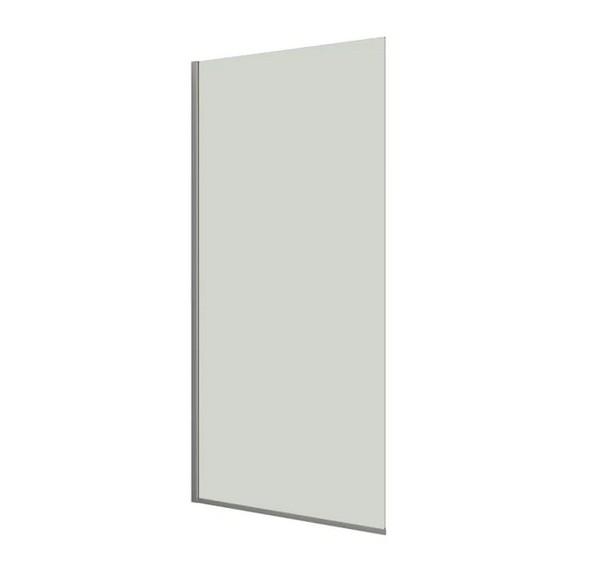 Dansani Match D 117-119 cm fast brusevæg - Klar glas/matkrom Dansani Match D 117-119 cm fast brusevæg - Klar glas/matkrom