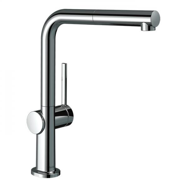 Hansgrohe Talis M54 køkkenarmatur m/L-tud og udtræk - Krom