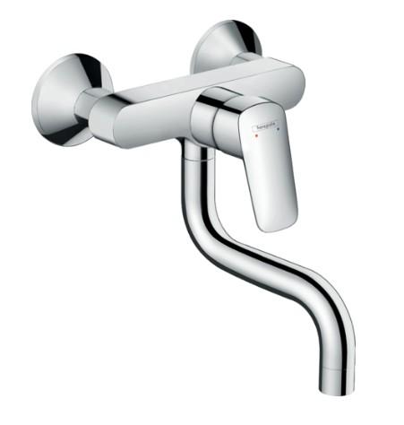 hansgrohe Logis køkkenarmatur t/væg - Med svingtud