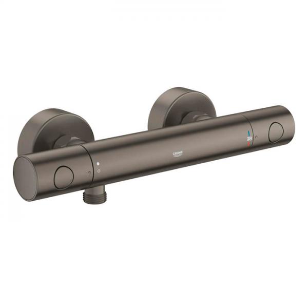 Grohe Grohtherm 800 Cosmopolitan brusearmatur m/termostat - B&oslash;rstet Hard Graphite