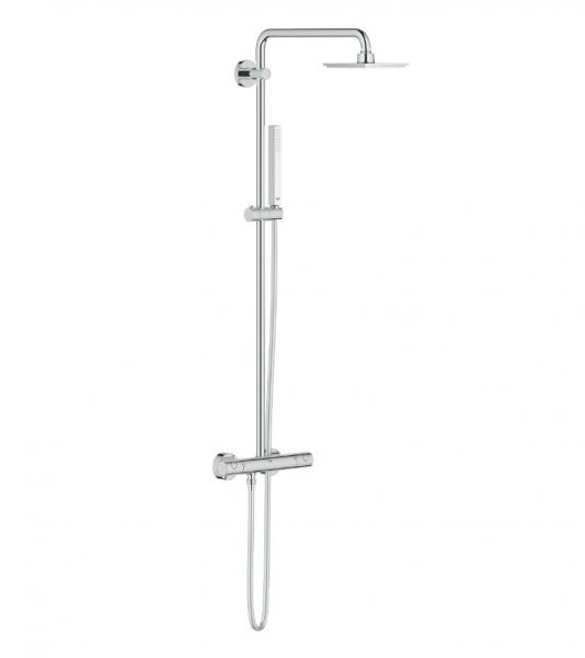 Grohe Euphoria 150 brusesystem m/termostat til vægmontering