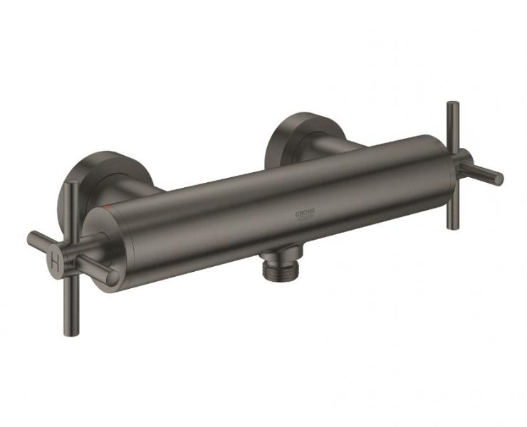 Grohe Atrio brusetermostat - B&oslash;rstet hard graphite