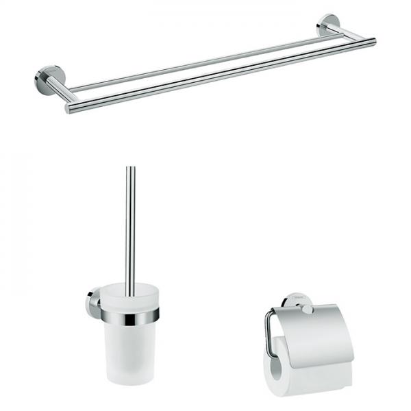 hansgrohe Logis Universal 3-i-1 tilbehørssæt - Krom