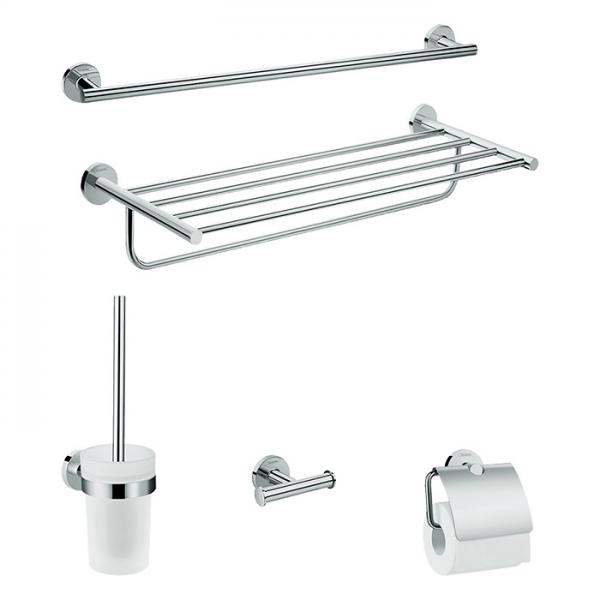 hansgrohe Logis Universal 5-i-1 tilbehørssæt - Krom
