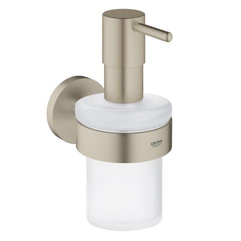 Grohe Essentials sæbedispenser inkl. holder - Børstet nikkel Grohe Essentials sæbedispenser inkl. holder - Børstet nikkel