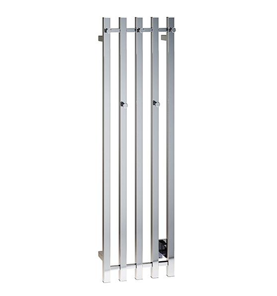 Dansani Luna Kvika håndklædetørrer m/timer - 33x120 cm - Rustfri stål