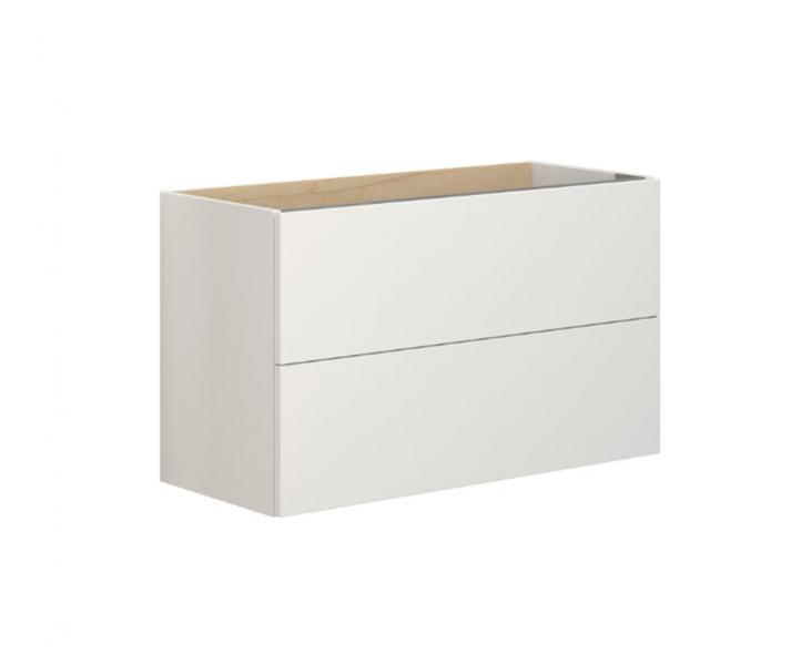 Dansani Luna Urban Mini vaskeskab 80x48 m/skuffer - Hvid mat
