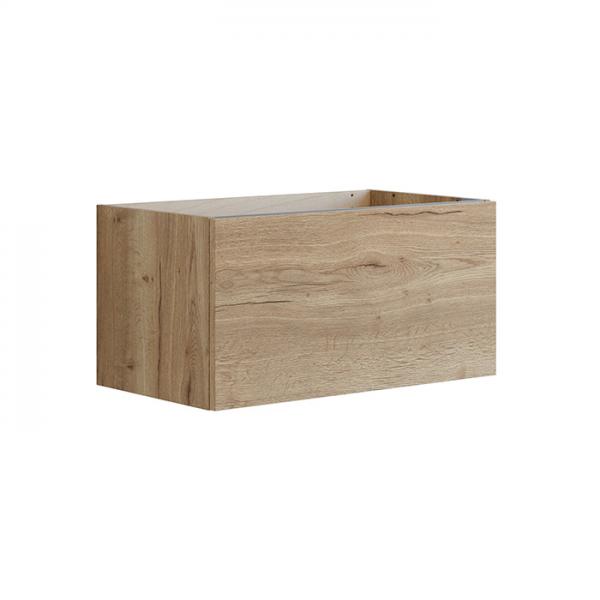 Dansani Luna Urban 80 sideskab m/skuffe - Natur eg
