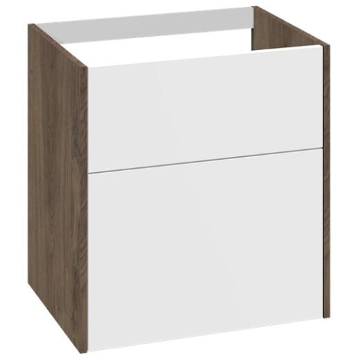 Dansani YOU Classic 60 underskab m/skuffer - Hvid mat/brun eg Dansani YOU Classic 60 underskab m/skuffer - Hvid mat/brun eg