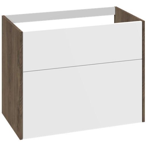 Dansani YOU Classic 80 underskab m/skuffer - Hvid mat/brun eg Dansani YOU Classic 80 underskab m/skuffer - Hvid mat/brun eg