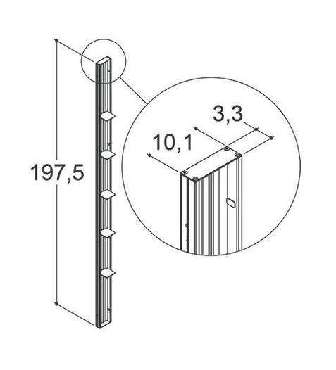 Dansani Tower brusereol til Match D - Krom - Ny model