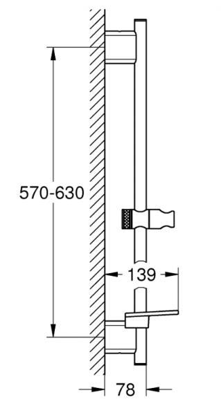 Grohe Rainshower SmartActive komplet brusesystem m/termostat - 600 mm - Børstet cool sunrise Grohe Rainshower SmartActive komplet brusesystem m/termostat - 600 mm - Børstet cool sunrise