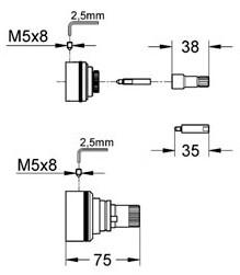 Grohe Forl&aelig;ngers&aelig;t 27,5 mm