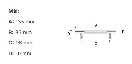 Beslagsboden B636 m&oslash;belgreb m/crystal cut - B&oslash;rstet messing