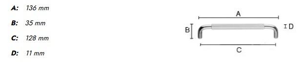 Beslagsboden BB6501 møbelgreb m/crystal cut - Børstet messing Beslagsboden BB6501 møbelgreb m/crystal cut - Børstet messing