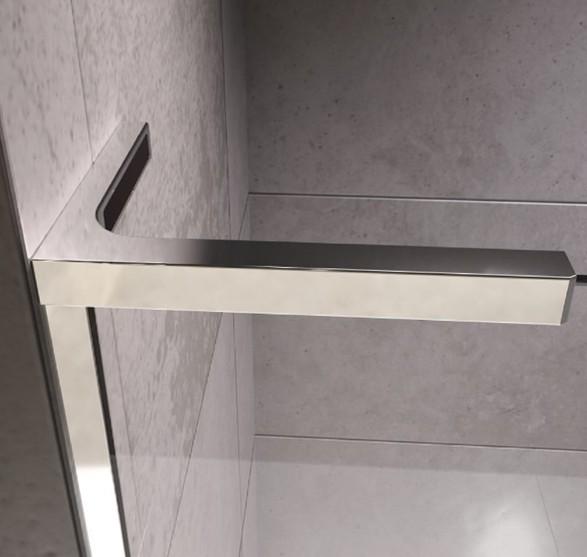 Strømberg Walk-in 305 fast brusevæg 70 cm - Venstre - Klar glas/krom Strømberg Walk-in 305 fast brusevæg 70 cm - Venstre - Klar glas/krom