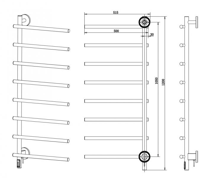 Cass&oslash;e Lazio h&aring;ndkl&aelig;det&oslash;rrer til el - Gunmetal