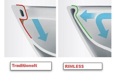 Duravit Me by Starck Compact toiletpakke inkl. sæde m/softclose, Wondergliss, cisterne og krom betjening