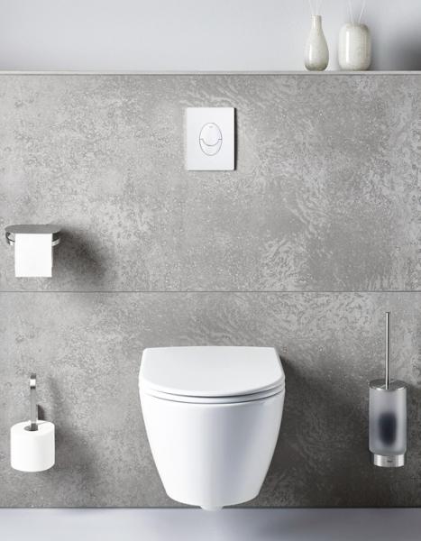 Grohe Essence Rimless toiletpakke inkl. s&aelig;de m/soft-close, cisterne og hvid betjening
